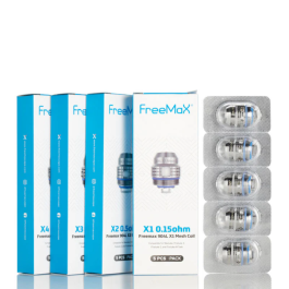 Freemax- 904L X Mesh Coils Pack of 5 X Series for Fireluke 3, Fireluke 2 & Fireluke M Tank