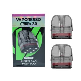 Vaporesso Luxe X Replacement Pods | Luxe X Series for Luxe X, Luxe X2, Luxe X3, Luxe X Pro, Luxe XR, Luxe XR Max & Luxe XR Max 2 | 0.4/0.6/0.8Ω