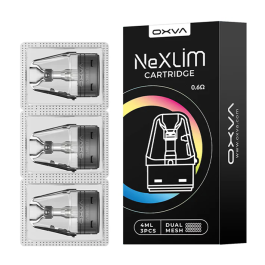 OXVA NeXlim Replacement Pod Cartridges | NeXlim Series for NeXlim, NeXlim 2, NeXlim 2 Mini, NeXlim Go & NeXlim Mini | 0.6/0.8/1.2Ω