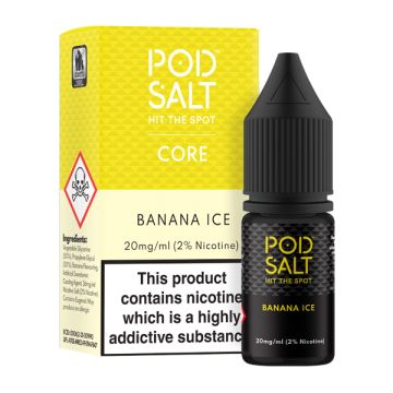Pod Salt - Banana Ice Nic Salt E-liquid Vape Juice