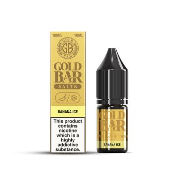 Gold Bar - Banana Ice Nic Salt E-liquid Vape Juice