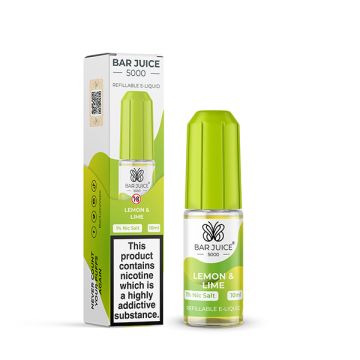 Bar Juice - Lemon & Lime Nic Salt E-Liquid Vape Juice