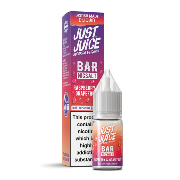 Just Juice - Raspberry Grapefruit Nic Salt E-liquid Vape Juice