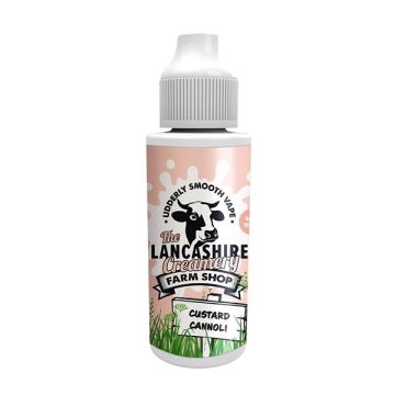 The Lancashire Creamery - Custard Canoli Shortfill E-liquid Vape Juice - 100ml