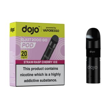 Dojo Blast 2000 Go - Strawberry Raspberry Cherry Ice Prefilled Vape Pod