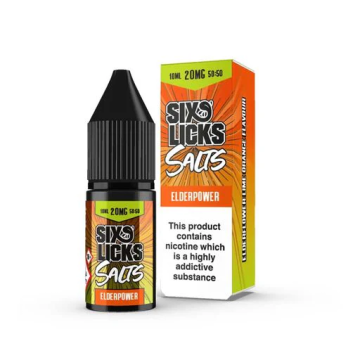 Six Licks - Elderpower Nic Salt