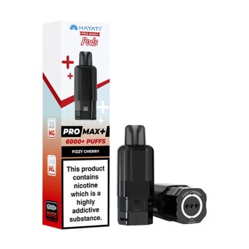 Hayati Pro Max 6000 - Fizzy Cherry Prefilled Vape Pod 0mg