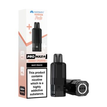 Hayati Pro Max 6000 - Juicy Peach Prefilled Vape Pod 0mg