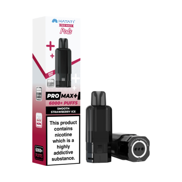 Hayati Pro Max 6000 - Smooth Strawberry Ice Prefilled Vape Pod