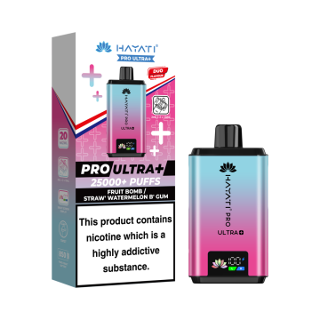 Hayati Pro Ultra 25K - Fruit Bomb / Strawberry Watermelon Bubblegum Prefilled Vape Kit