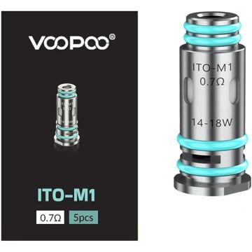 Voopoo ITO Replacement Coils ITO M0/M1/M2/M3 for Voopoo Doric 20 Kit & Voopoo Drag Q Kit - 5 Pack