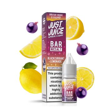 Just Juice - Blackcurrant Lemonade Nic Salt E-liquid Vape Juice