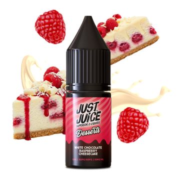 White Chocolate Raspberry Cheesecake  - Just Juice Desserts