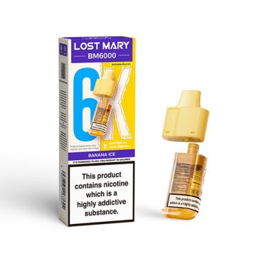 Lost Mary BM6000 - Banana Ice Prefilled Vape Pod