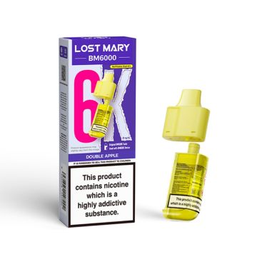 Lost Mary BM6000 - Double Apple Prefilled Vape Pod