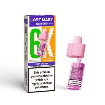 Lost Mary BM6000 - Fizzy Cherry Prefilled Vape Pod