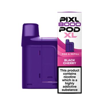 Pixl 8000 - Black Cherry Prefilled Vape Pod