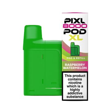 Pixl 8000 - Raspberry Watermelon Prefilled Vape Pod