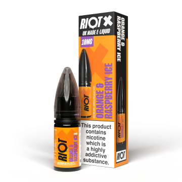 Riot X - Orange Raspberry Ice Nic Salt E-Liquid Vape Juice