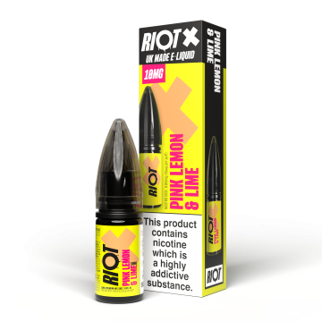 Riot X - Pink Lemon & Lime Nic Salt E-Liquid Vape Juice