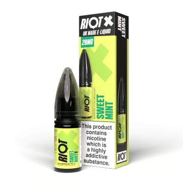 Riot X - Sweet Mint Nic Salt E-Liquid Vape Juice
