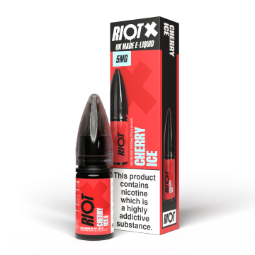 Riot X - Cherry Ice Nic Salt E-Liquid Vape Juice