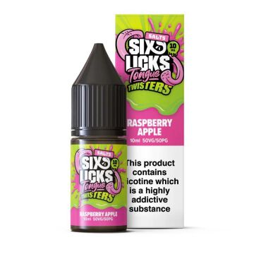 Six Licks Tongue Twisters - Raspberry Apple Nic Salt