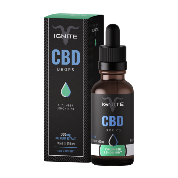 Ignite CBD Drops Cucumber Lemon