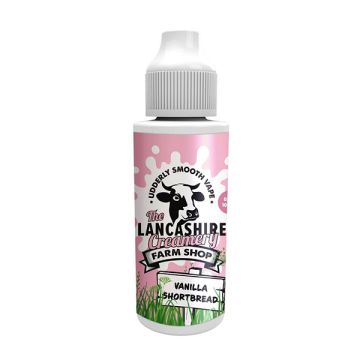 The Lancashire Creamery - Vanilla Shortbread Shortfill E-liquid Vape Juice - 100ml