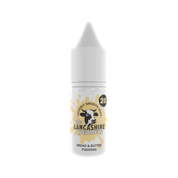 The Lancashire Creamery - Bread & Butter Pudding Nic Salt E-liquid Vape Juice