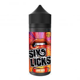 Six Licks  - Love Bite Vape Juice